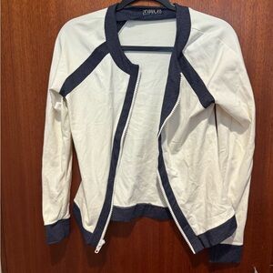 Women's Cream and Black Jumpsuit